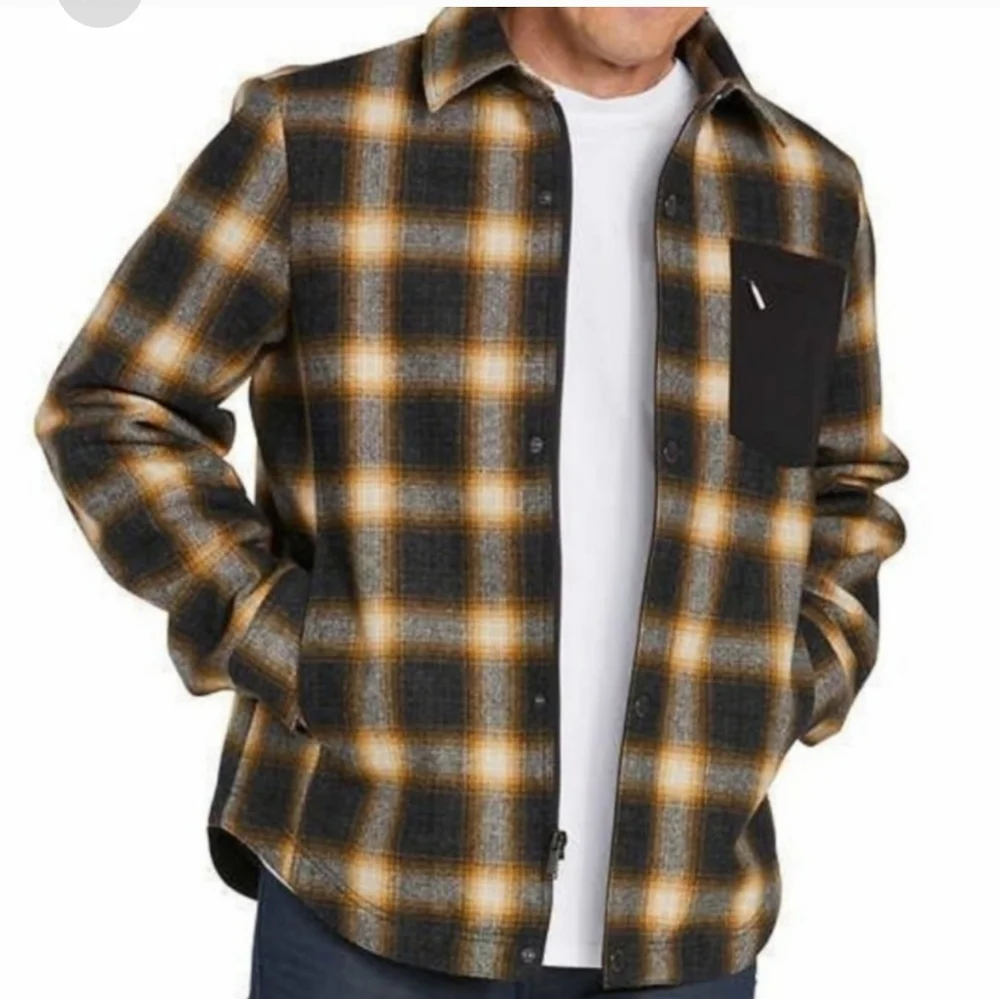 Pendleton Men’s Wool Blend Shirt Jacket nwt gray